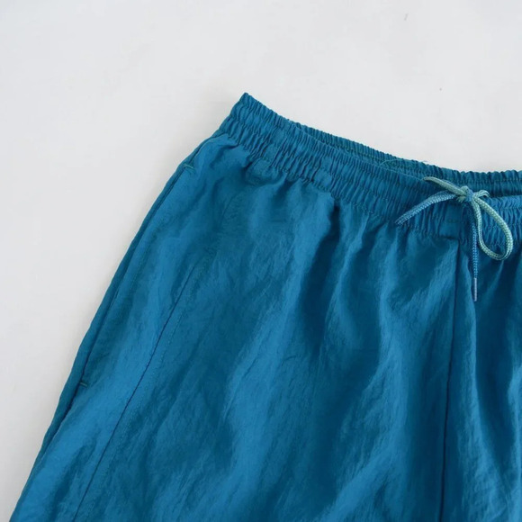 Vintage Reebok Sport  Teal Nylon Jogging Pants Med - Picture 11 of 12